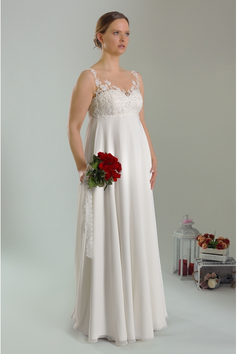 Hochzeitskleid für braut von Schantal, Kollektion Queen XXL, Modell 1791 XXL. Foto 1