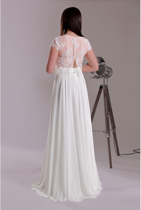 Hochzeitskleid für braut von Schantal, Kollektion Kurze Kleider, Modell 2200 - 6 Top (ohne Rock). Foto 3