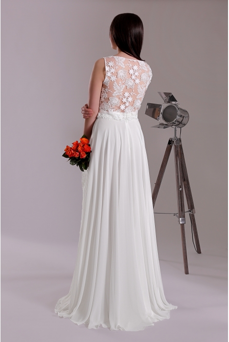 Hochzeitskleid für braut von Schantal, Kollektion Kurze Kleider, Modell 2200 - 7 Top (ohne Rock). Foto 3