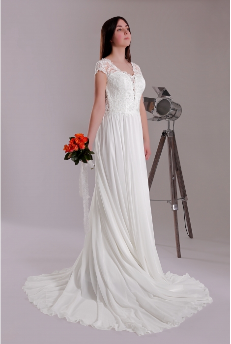 Hochzeitskleid für braut von Schantal, Kollektion Butterfly, Modell 2215. Foto 5