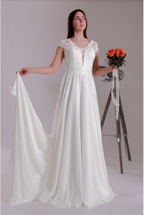 Hochzeitskleid für braut von Schantal, Kollektion Butterfly, Modell 2215. Foto 1