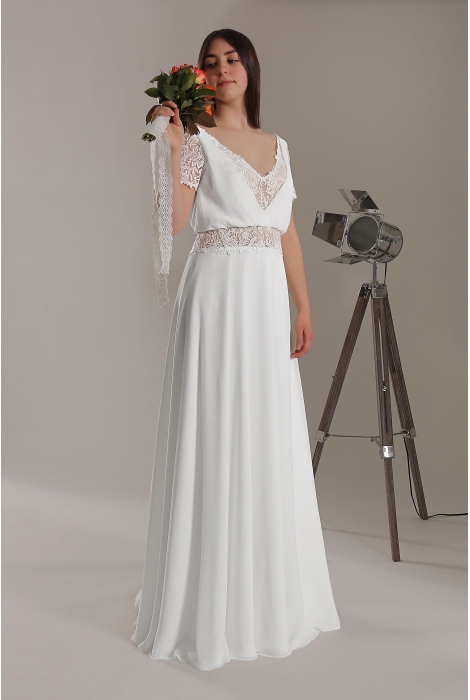 Hochzeitskleid für braut von Schantal, Kollektion Butterfly, Modell 2216. Foto 4