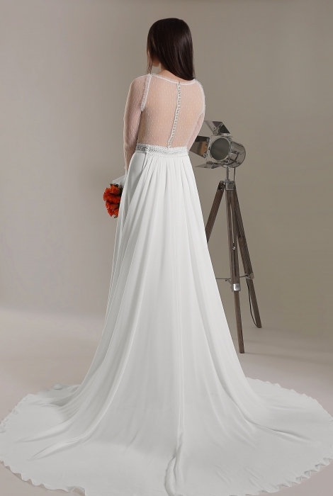 Hochzeitskleid für braut von Schantal, Kollektion Butterfly, Modell 2218. Foto 4